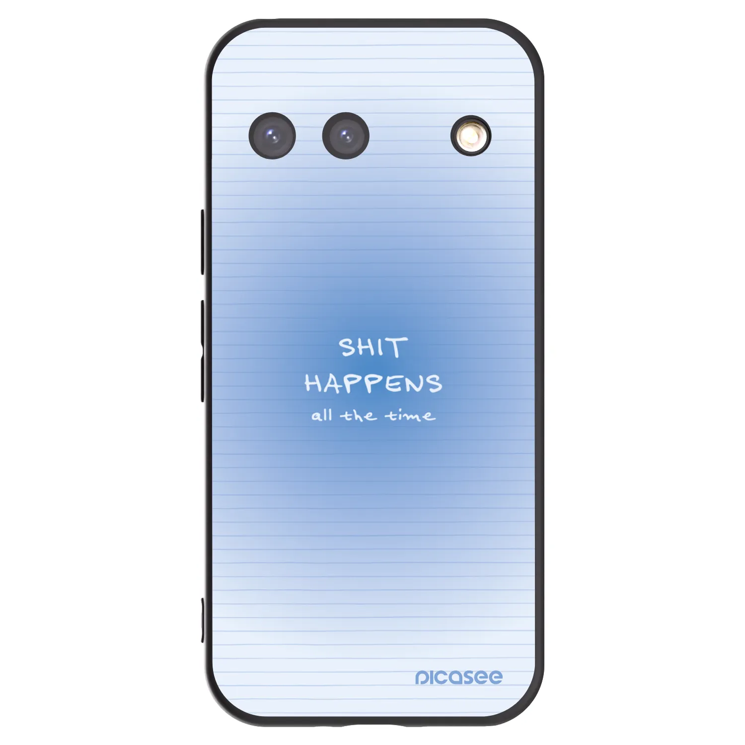 Picasee silikonowe czarne etui na Google Pixel 9 - Oops Memo
