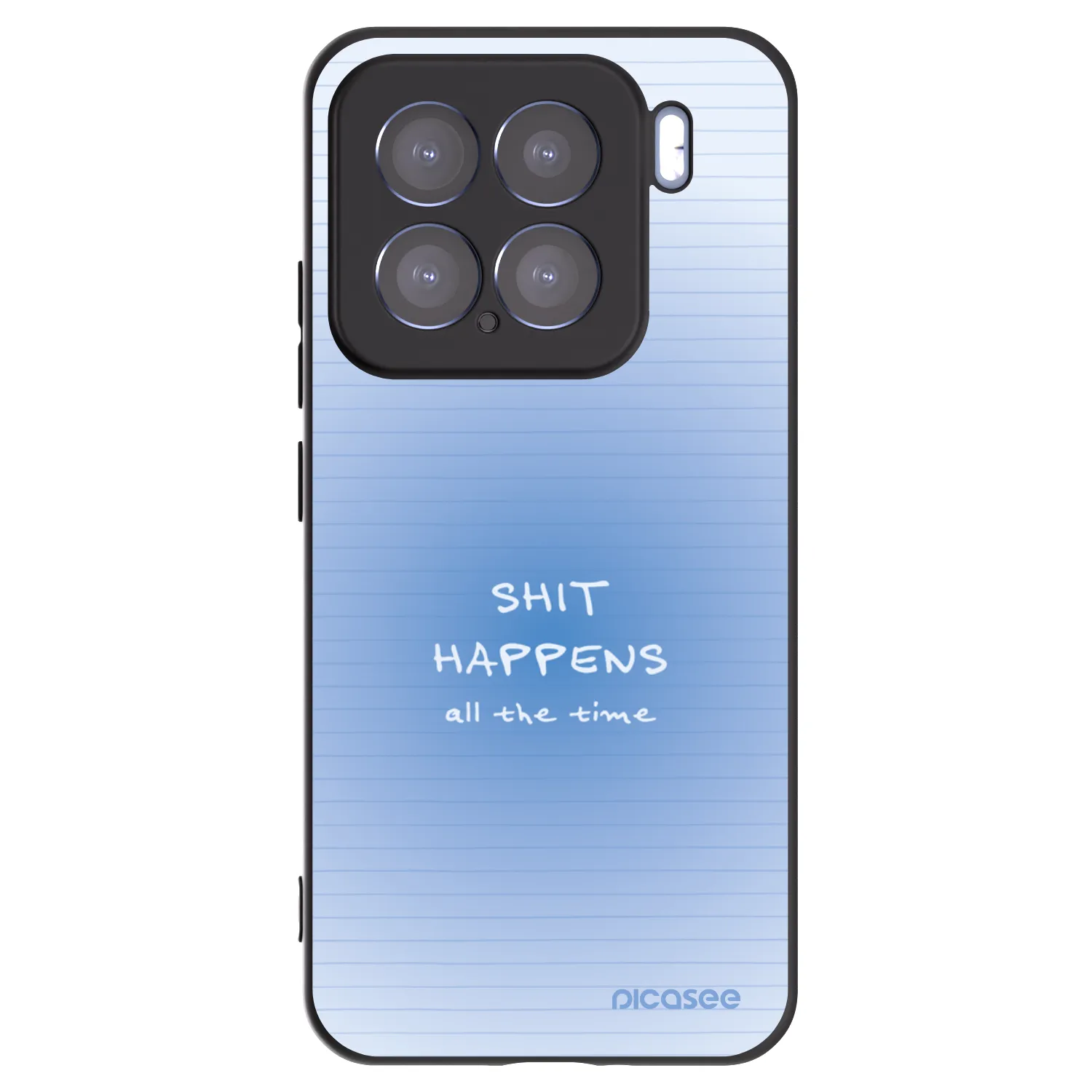Picasee silikonowe czarne etui na Xiaomi 15 - Oops Memo