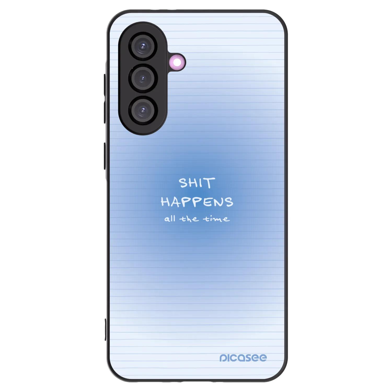 Picasee silikonowe czarne etui na Samsung Galaxy A56 5G A566B - Oops Memo