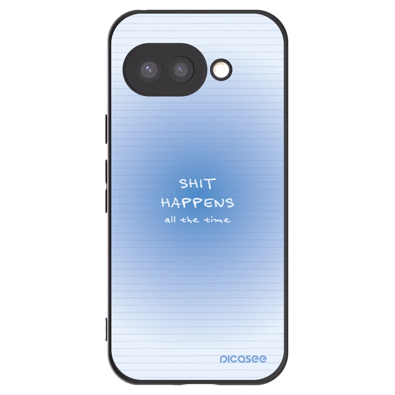 Picasee silikonowe czarne etui na Google Pixel 9a - Oops Memo