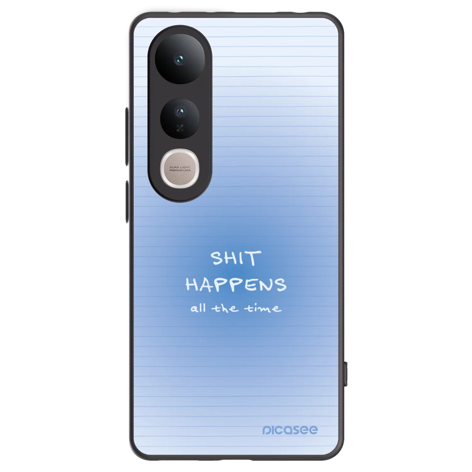 Picasee silikonowe czarne etui na Vivo V50 Lite 5G - Oops Memo