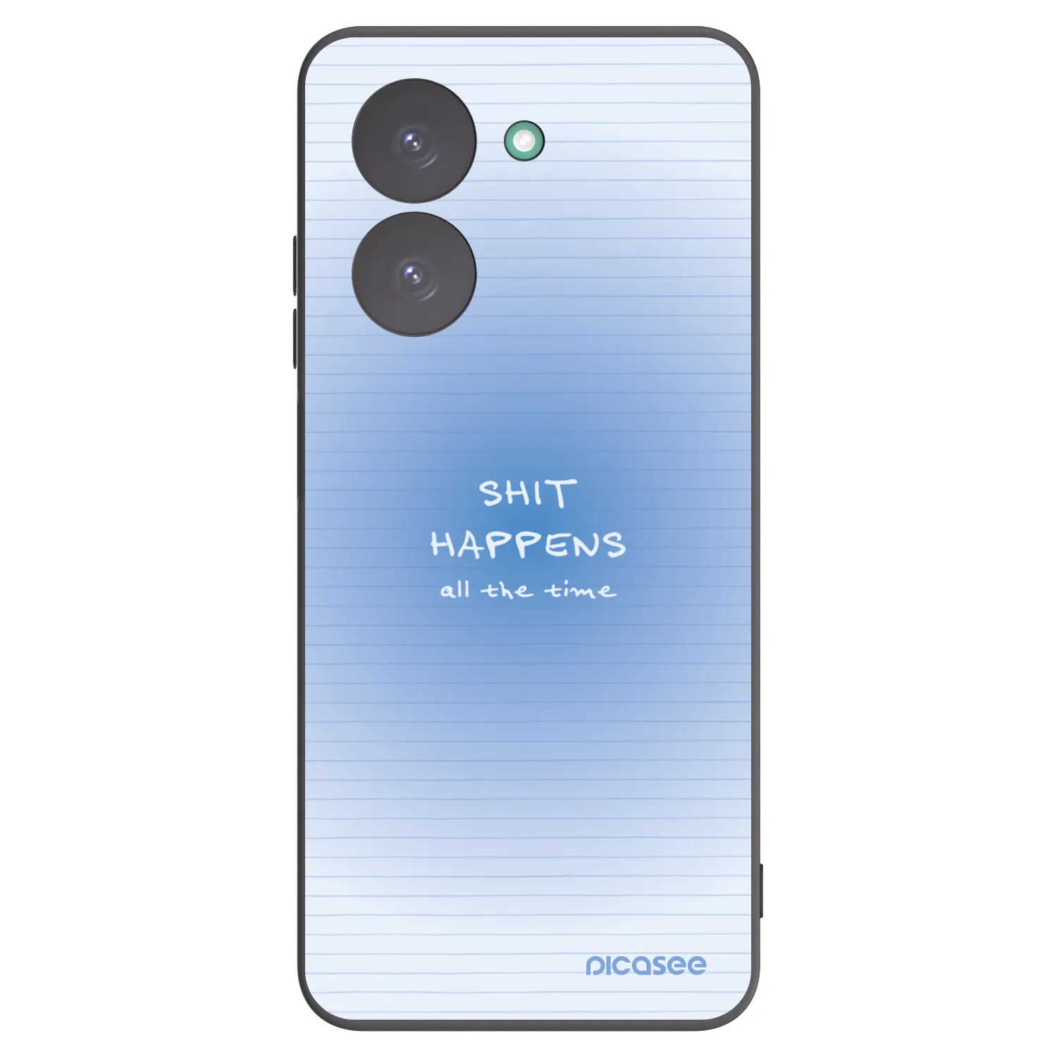 Picasee silikonowe czarne etui na Xiaomi Redmi A5 - Oops Memo