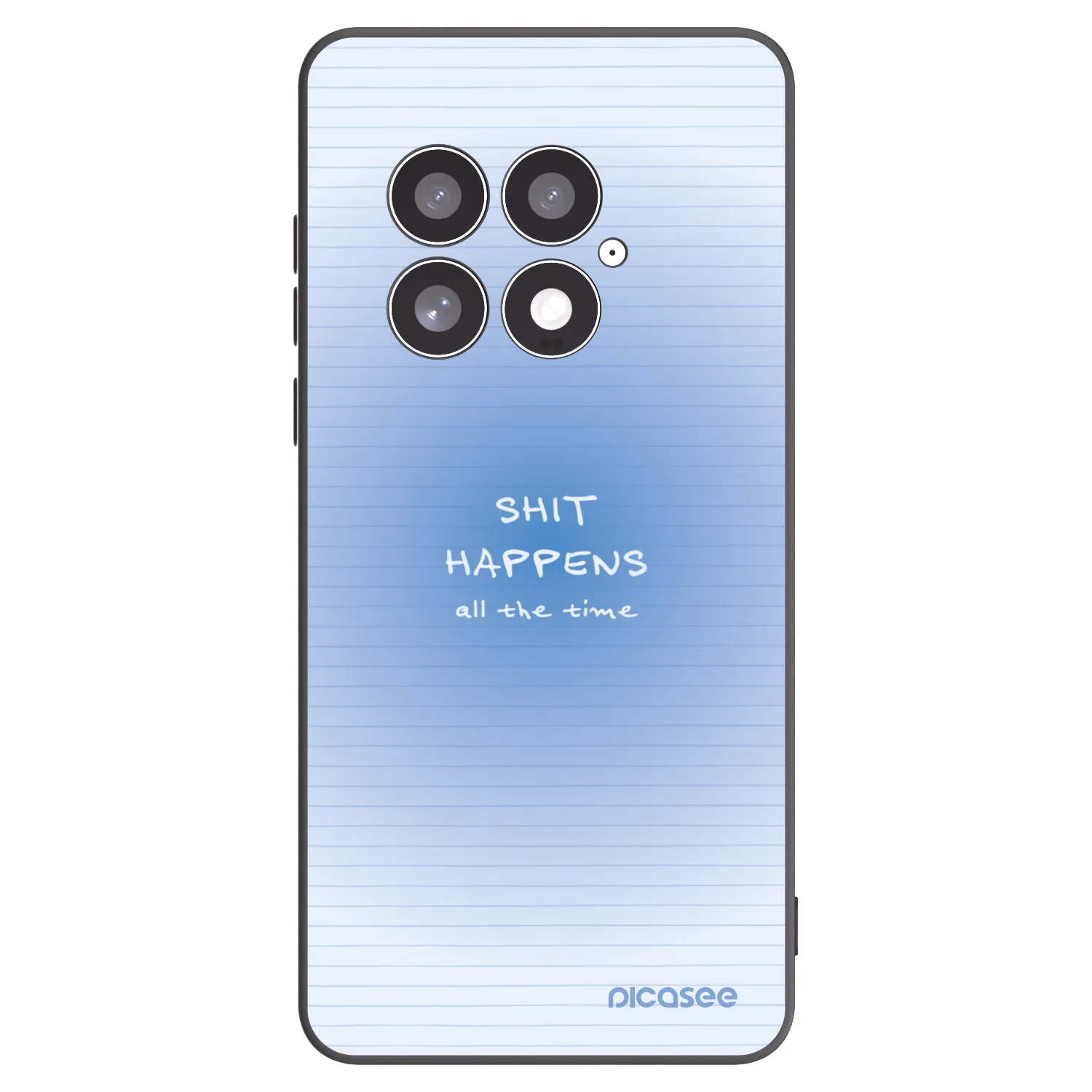 Picasee silikonowe czarne etui na OnePlus 13 5G - Oops Memo