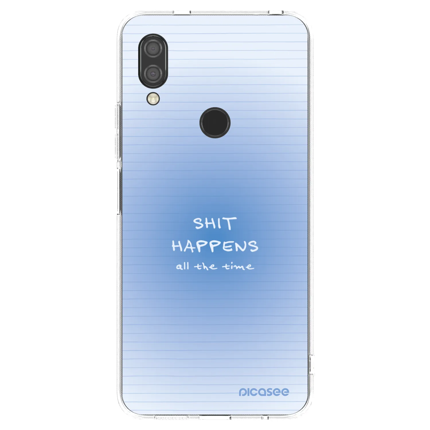 Picasee silikonowe przeźroczyste etui na Xiaomi Redmi 7 - Oops Memo