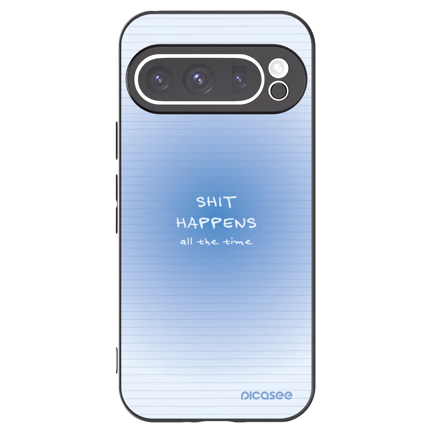 Picasee silikonowe czarne etui na Google Pixel 9 Pro XL - Oops Memo