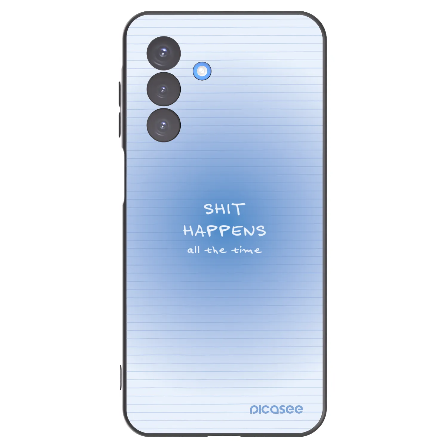 Picasee silikonowe czarne etui na Samsung Galaxy A17 5G - Oops Memo