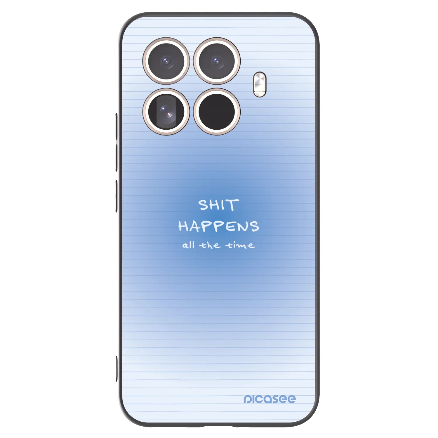 Picasee silikonowe czarne etui na Xiaomi 15T Pro - Oops Memo