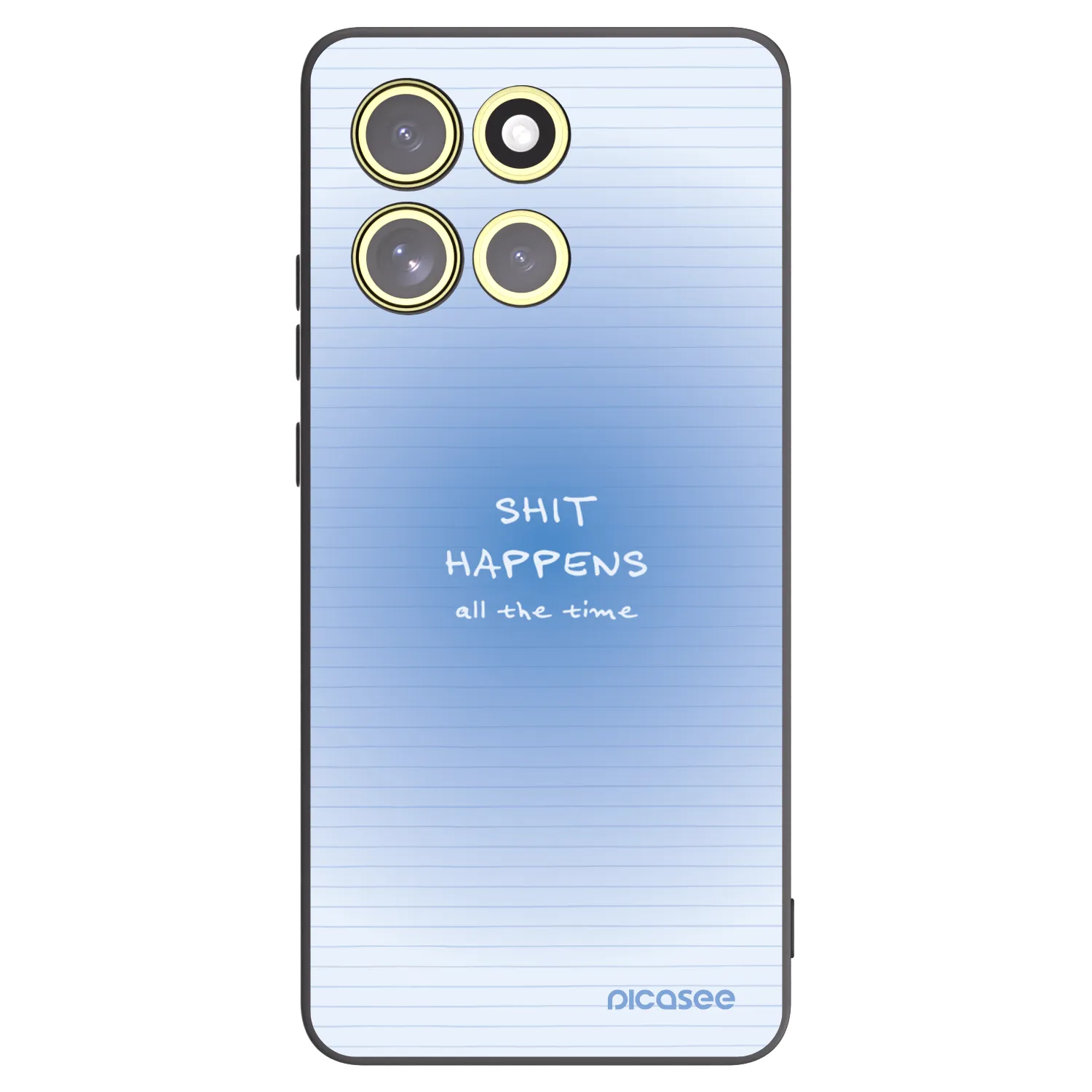 Picasee silikonowe czarne etui na Motorola Moto G86 Power 5G - Oops Memo