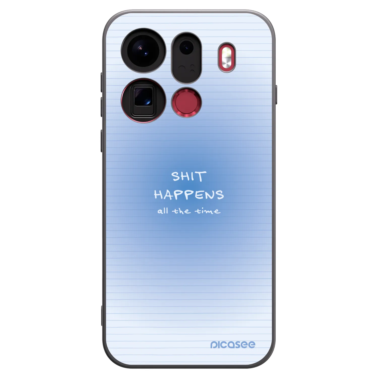 Picasee silikonowe czarne etui na OPPO Find X9 Pro - Oops Memo
