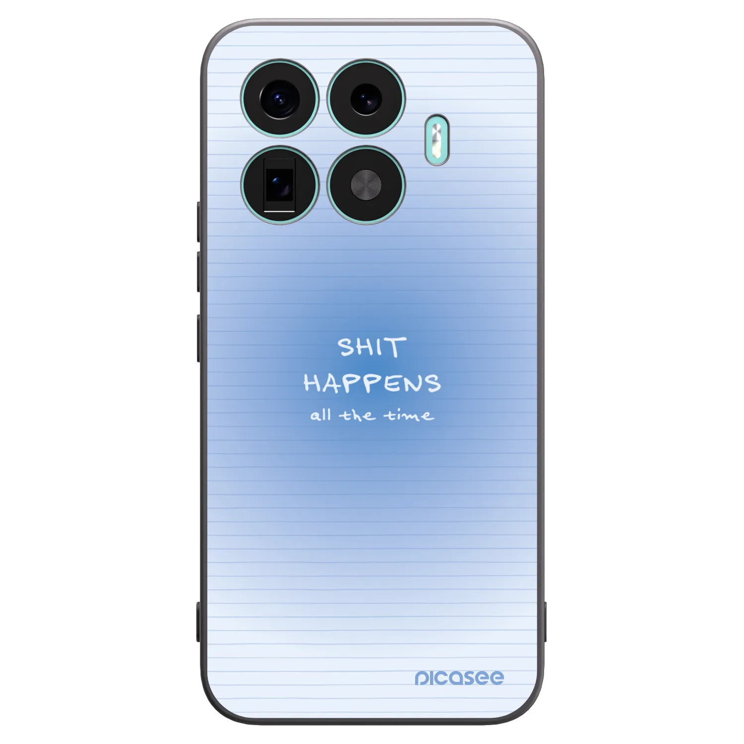 Picasee silikonowe czarne etui na Xiaomi 17T Pro - Oops Memo