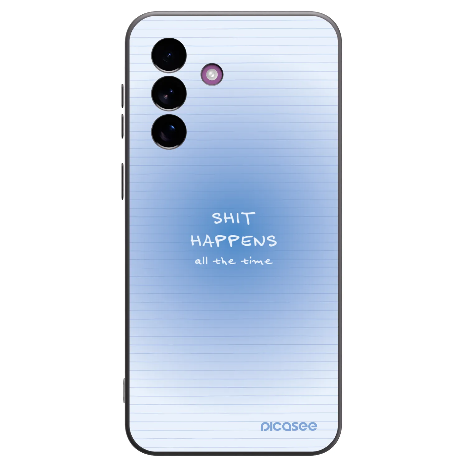 Picasee silikonowe czarne etui na Samsung Galaxy A37 - Oops Memo