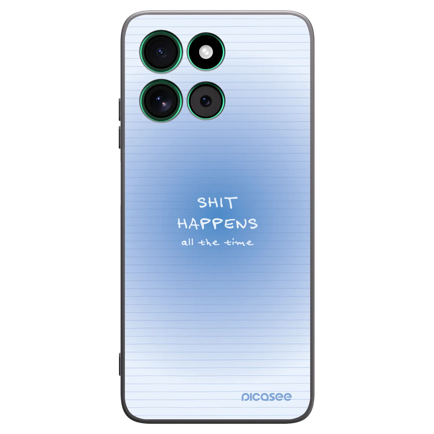 Picasee silikonowe czarne etui na Motorola Moto G57 Power - Oops Memo