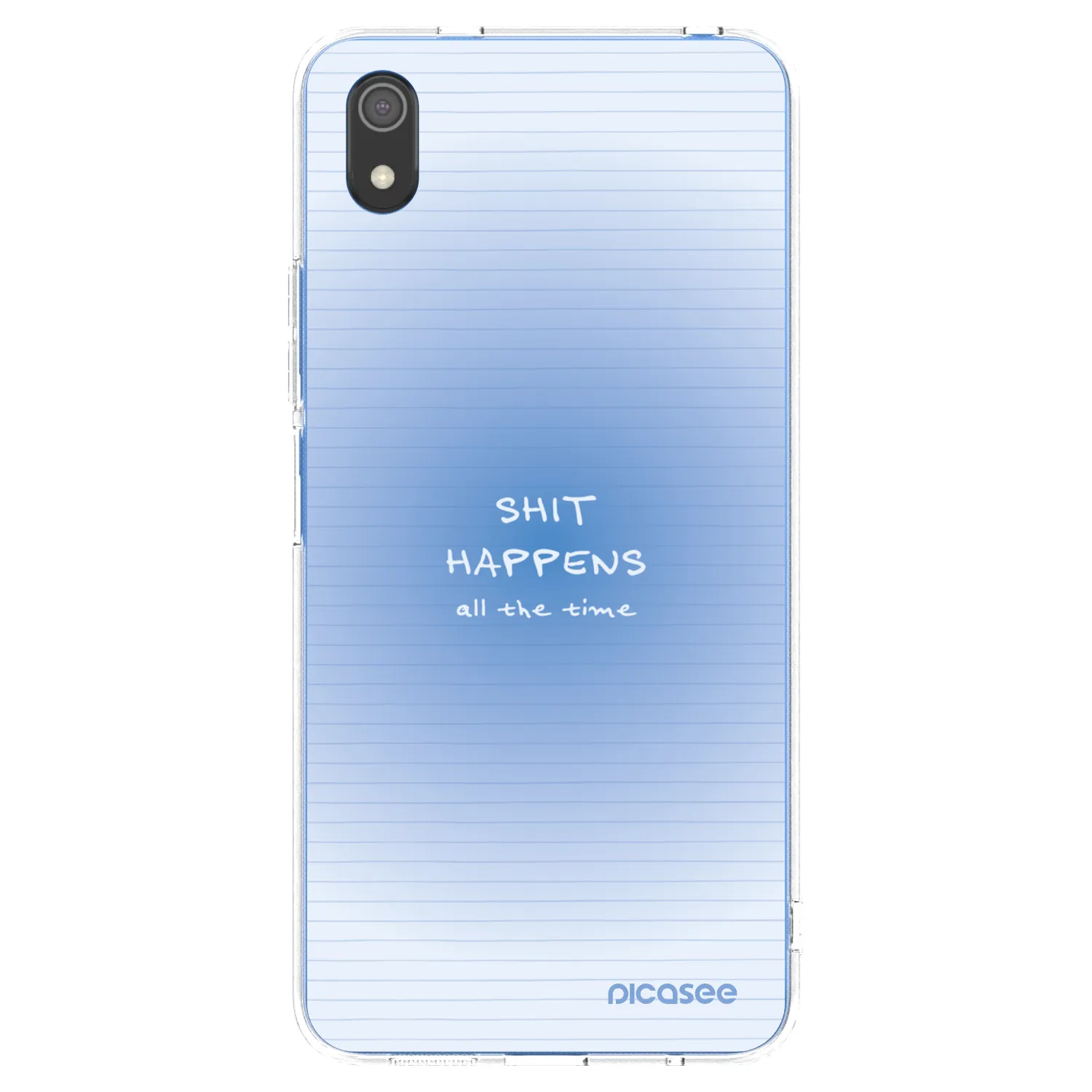 Picasee silikonowe przeźroczyste etui na Xiaomi Redmi 7A - Oops Memo