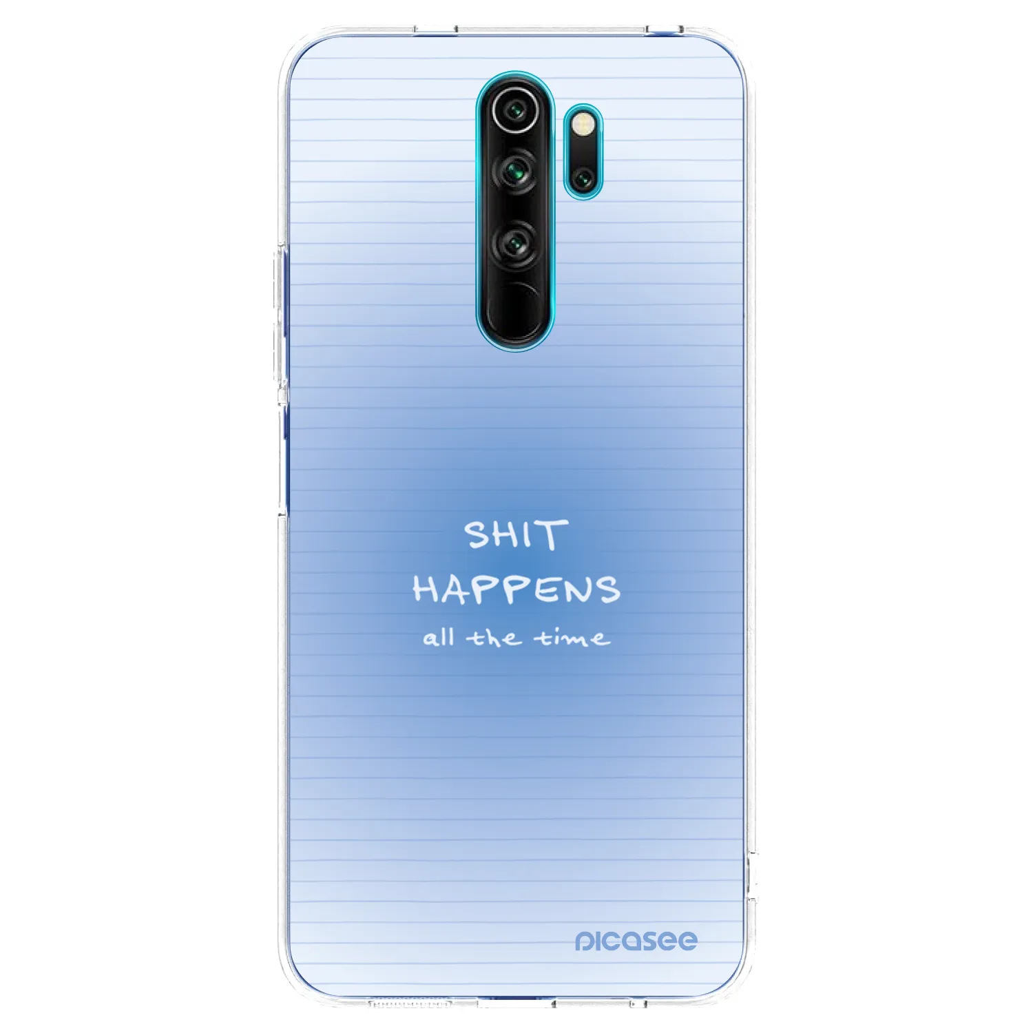 Picasee silikonowe przeźroczyste etui na Xiaomi Redmi Note 8 Pro - Oops Memo