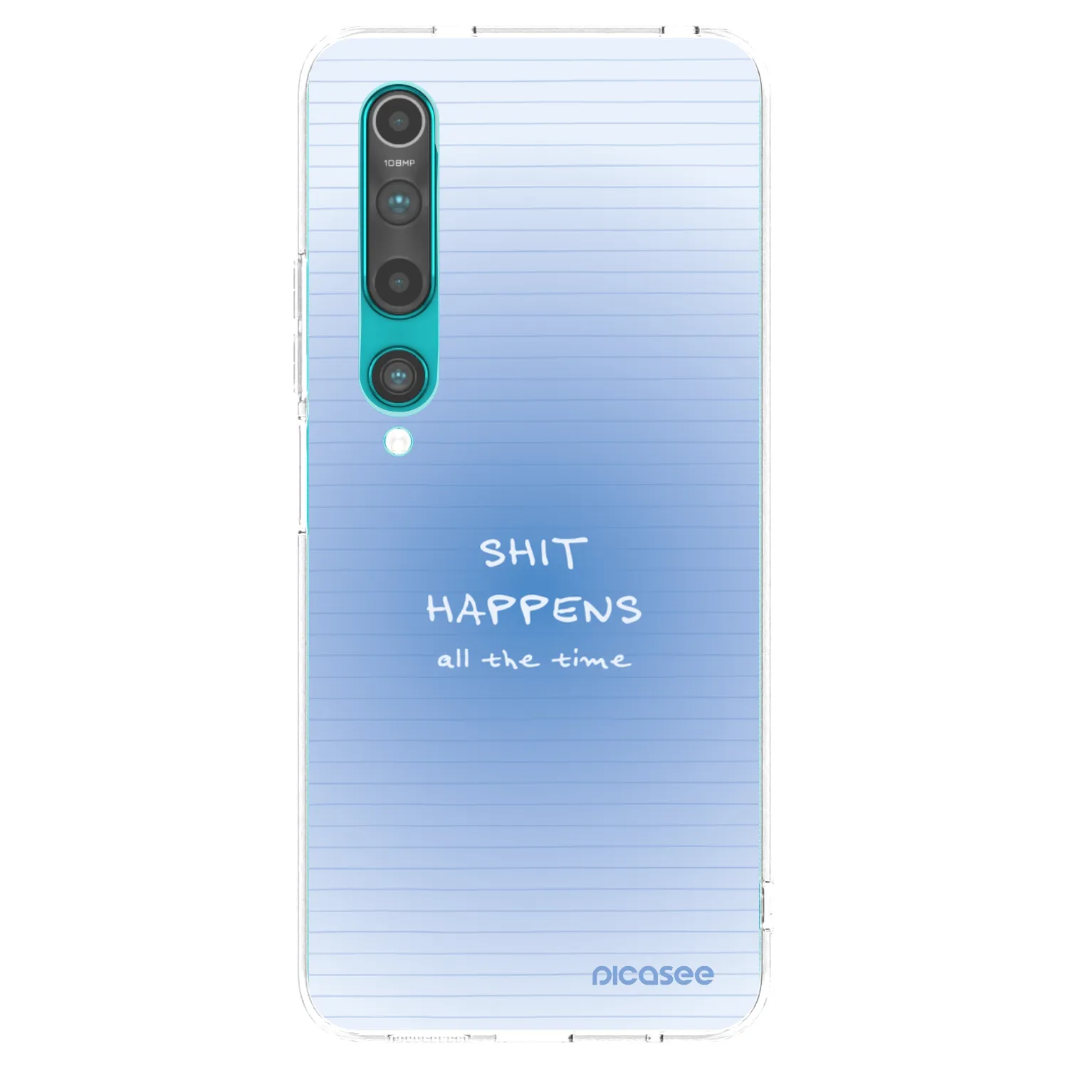 Picasee silikonowe przeźroczyste etui na Xiaomi Mi 10 - Oops Memo