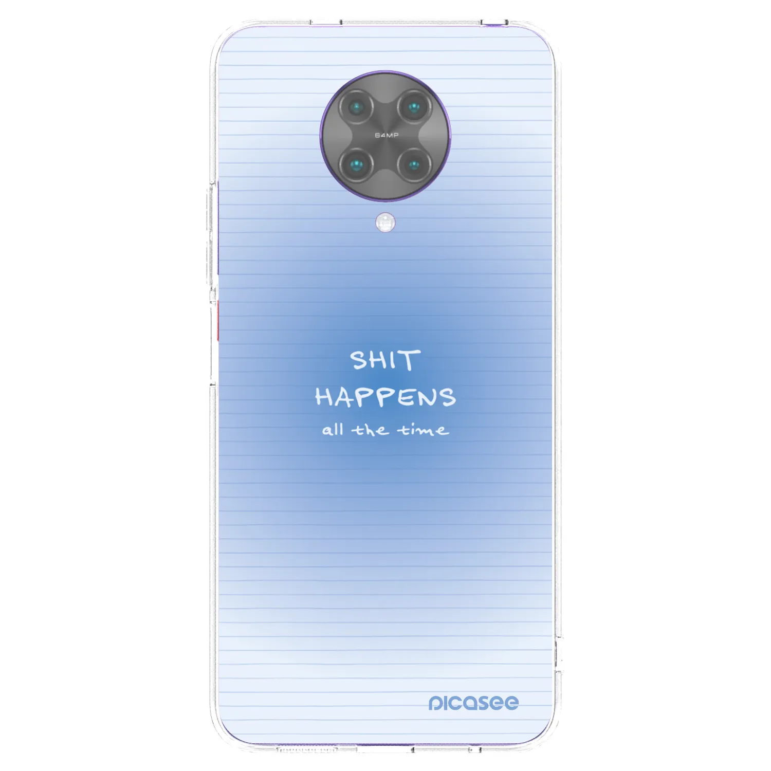Picasee silikonowe przeźroczyste etui na Xiaomi Poco F2 Pro - Oops Memo