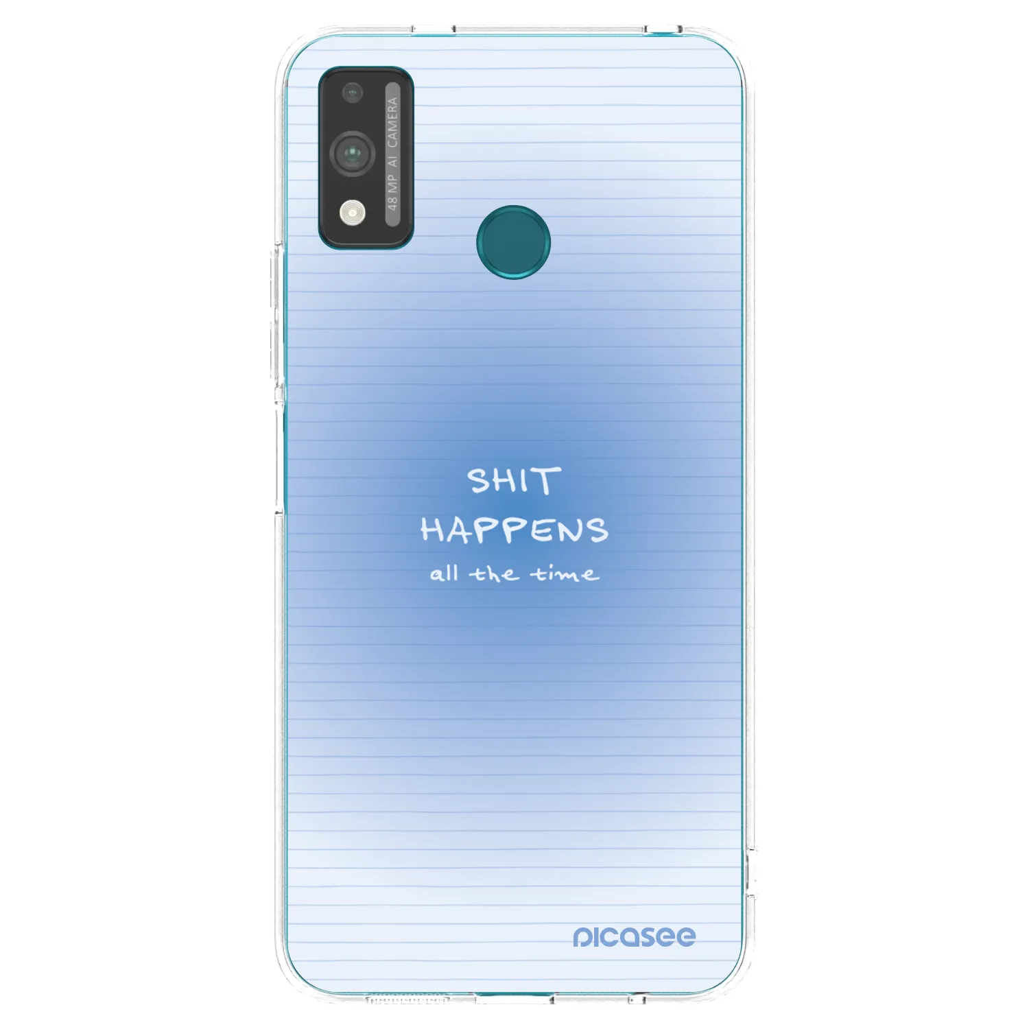 Picasee silikonowe przeźroczyste etui na Honor 9X Lite - Oops Memo