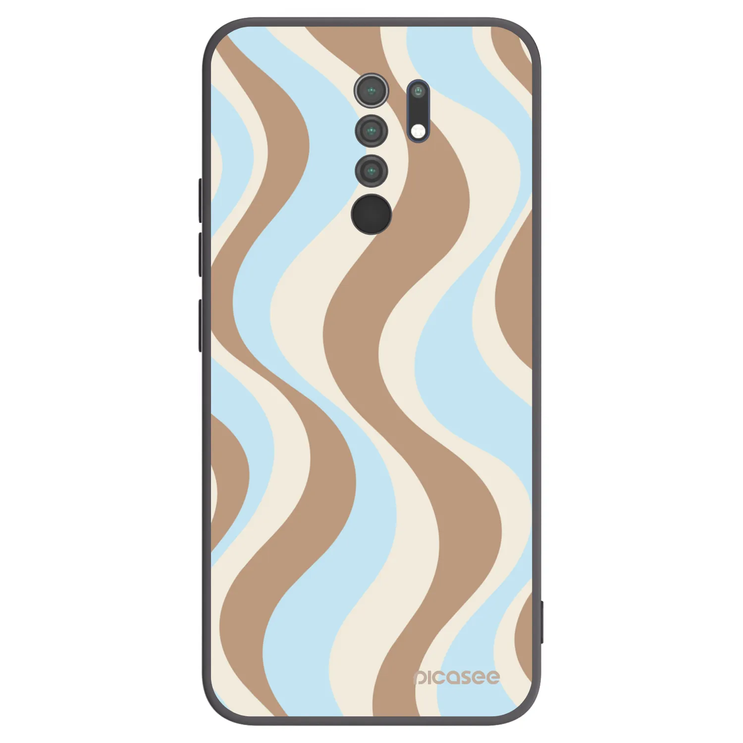 Picasee silikonowe czarne etui na Xiaomi Redmi 9 - Abanico Days