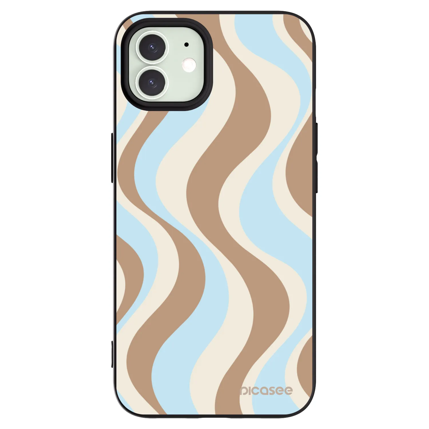 Picasee silikonowe czarne etui na Apple iPhone 12 - Abanico Days