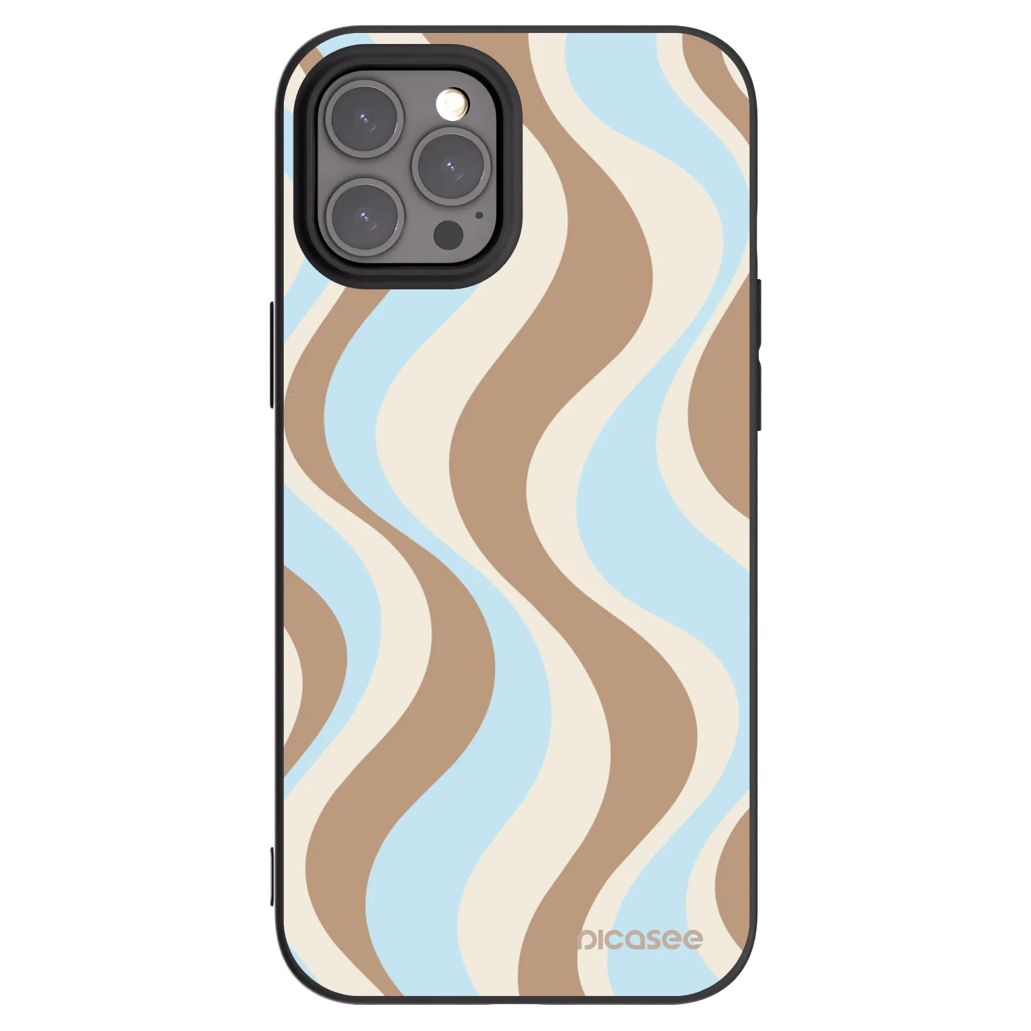 Picasee silikonowe czarne etui na Apple iPhone 12 Pro Max - Abanico Days