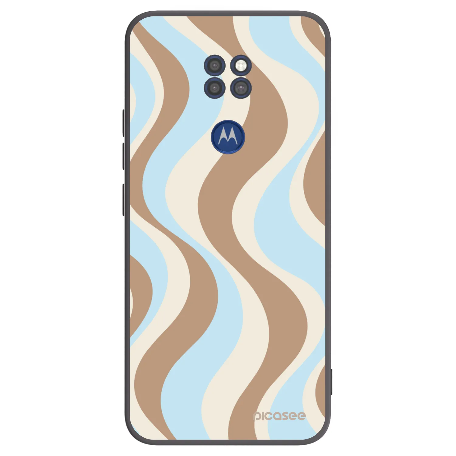 Picasee silikonowe czarne etui na Motorola Moto G9 Play - Abanico Days