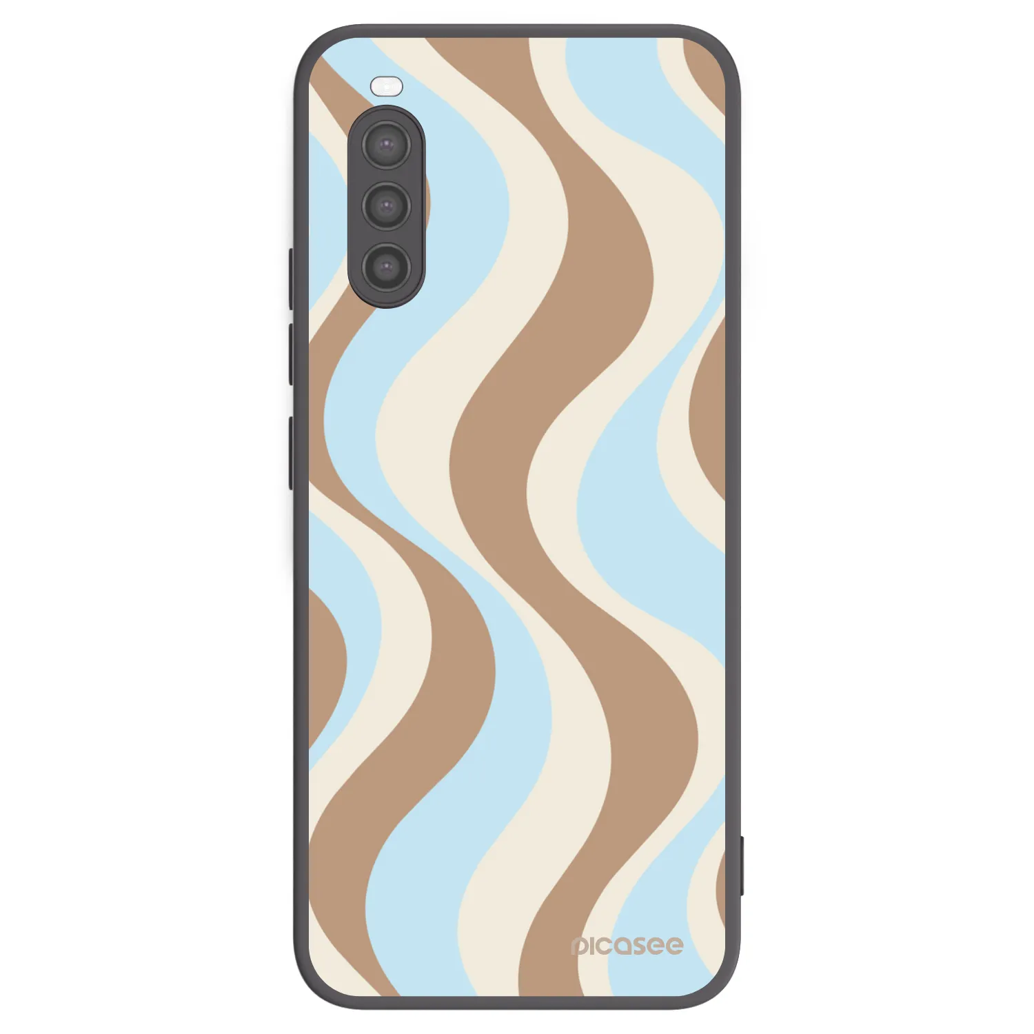 Picasee silikonowe czarne etui na Sony Xperia 10 II - Abanico Days