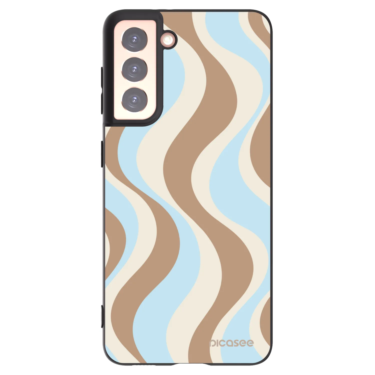 Picasee silikonowe czarne etui na Samsung Galaxy S21 5G G991B - Abanico Days