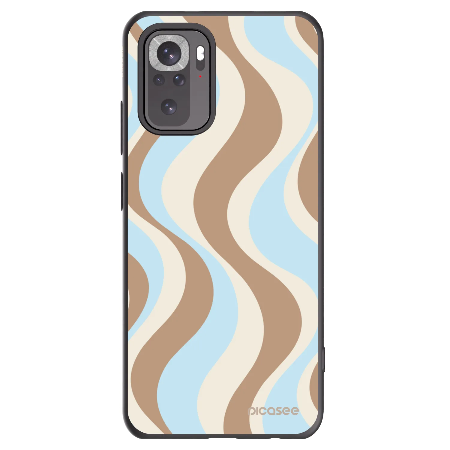 Picasee silikonowe czarne etui na Xiaomi Redmi Note 10 - Abanico Days