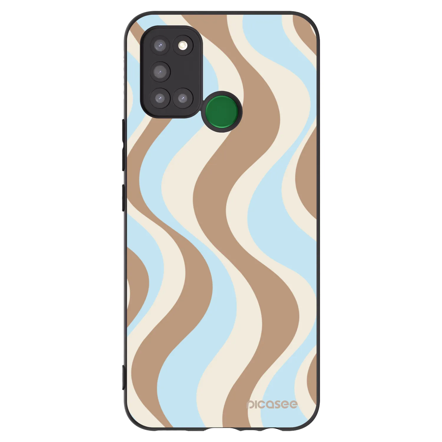 Picasee silikonowe czarne etui na Realme 7i - Abanico Days