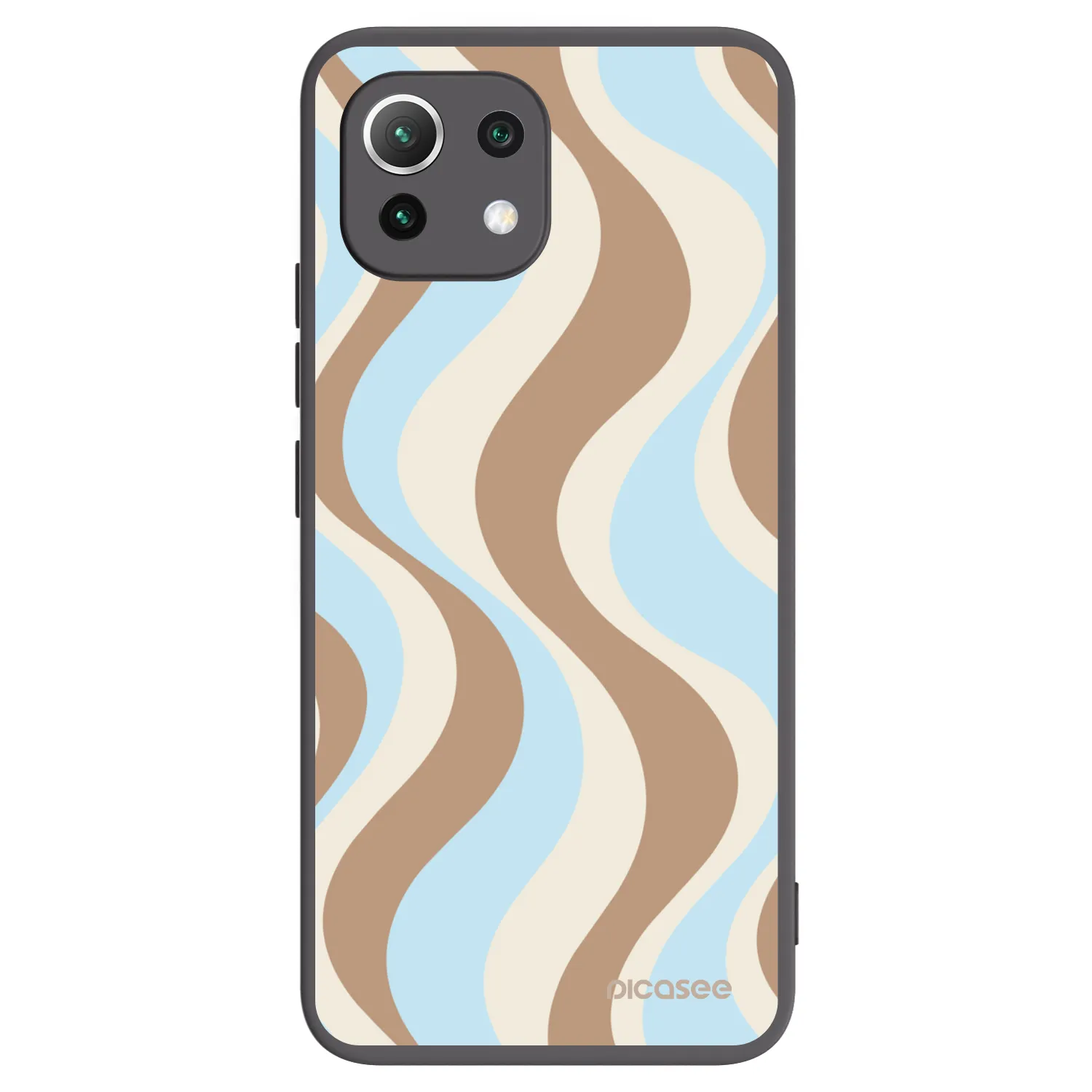 Picasee silikonowe czarne etui na Xiaomi Mi 11 Lite - Abanico Days