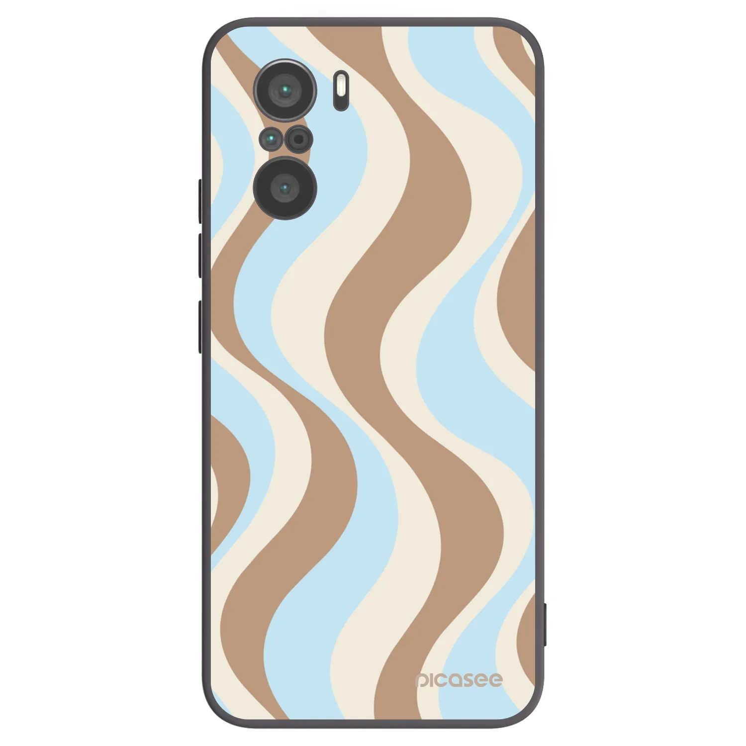 Picasee silikonowe czarne etui na Xiaomi Poco F3 - Abanico Days