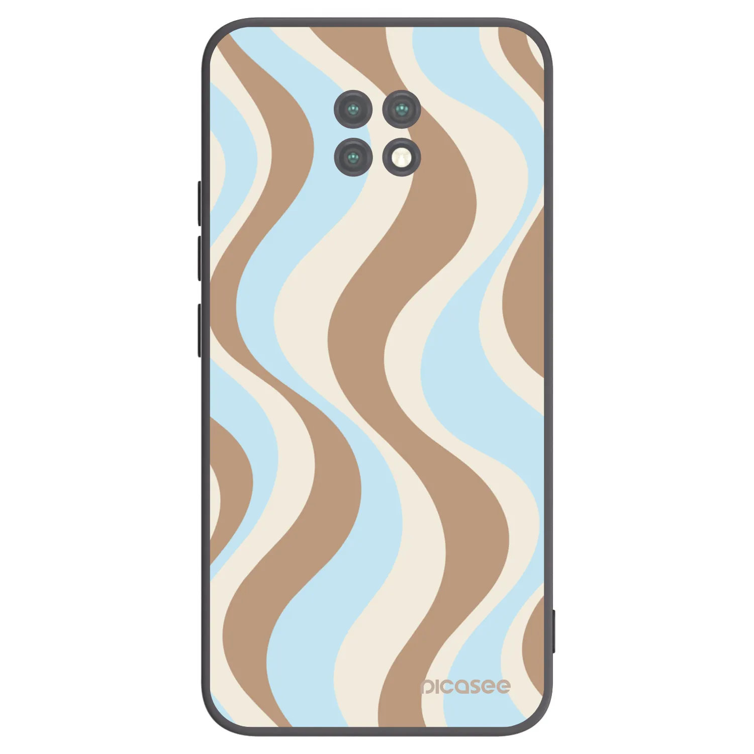 Picasee silikonowe czarne etui na Xiaomi Redmi Note 9T - Abanico Days