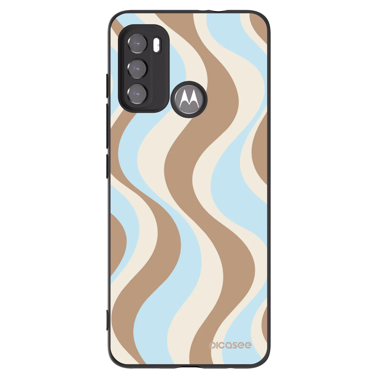 Picasee silikonowe czarne etui na Motorola Moto G60 - Abanico Days