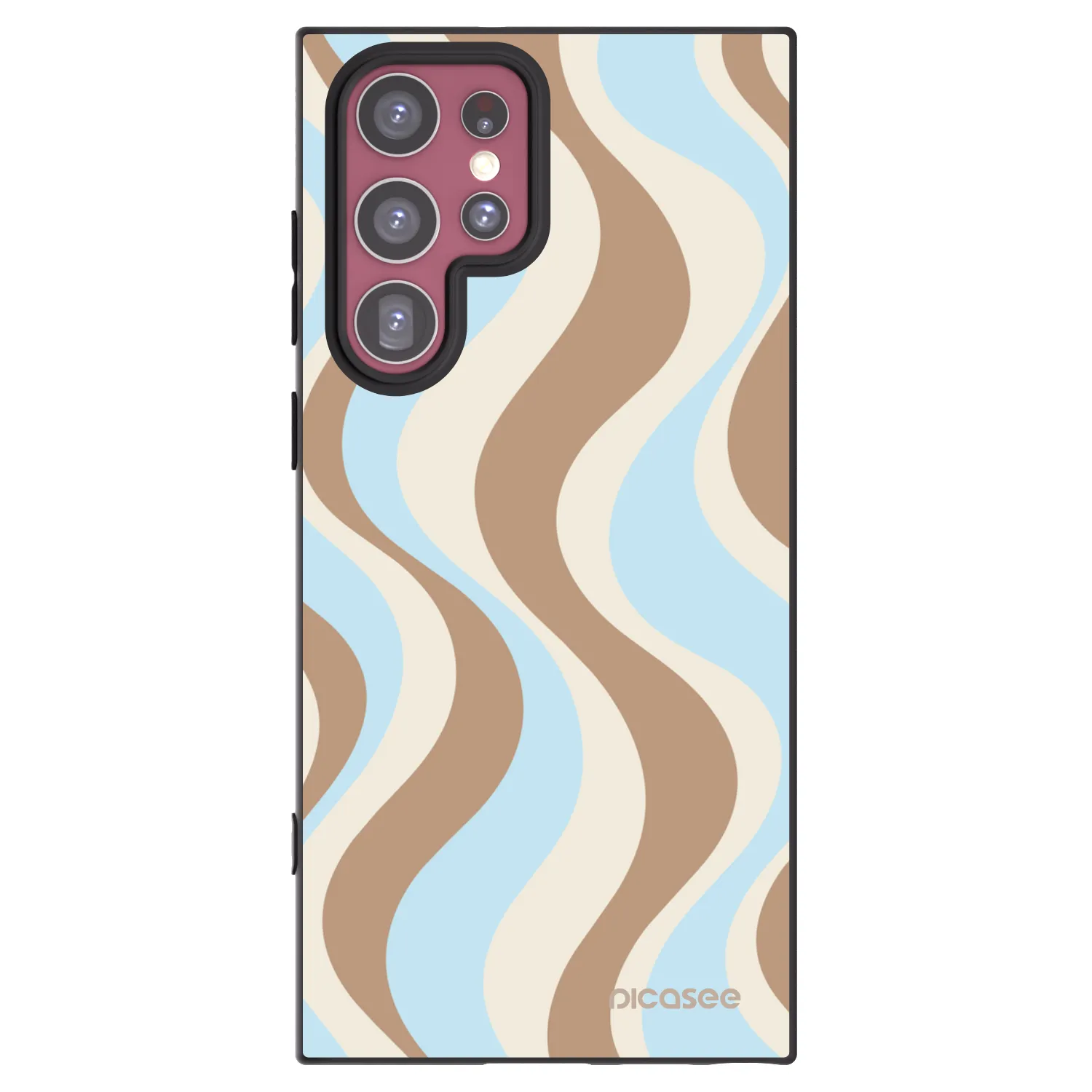 Picasee silikonowe czarne etui na Samsung Galaxy S22 Ultra 5G - Abanico Days