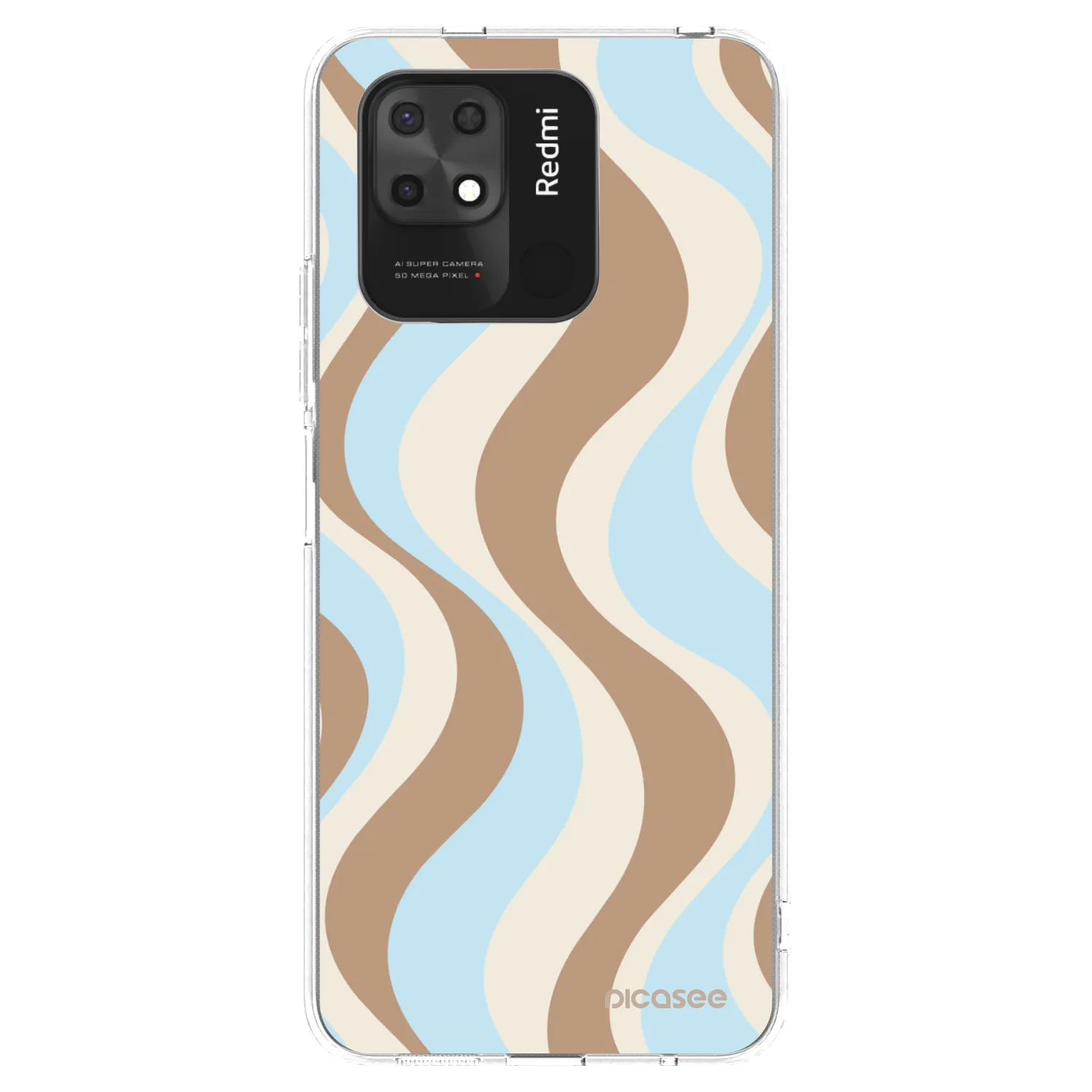 Picasee silikonowe przeźroczyste etui na Xiaomi Redmi 10C - Abanico Days