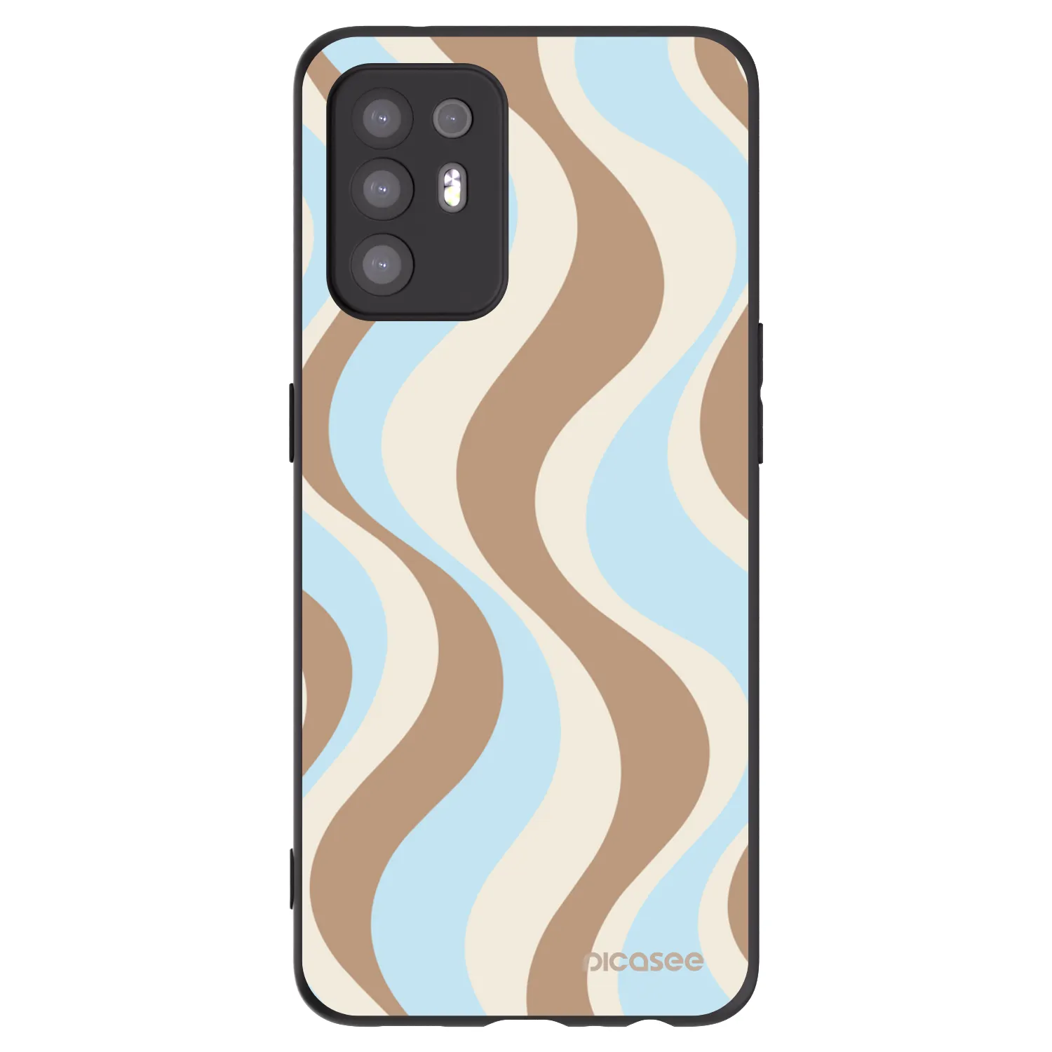 Picasee silikonowe czarne etui na OPPO A94 5G - Abanico Days