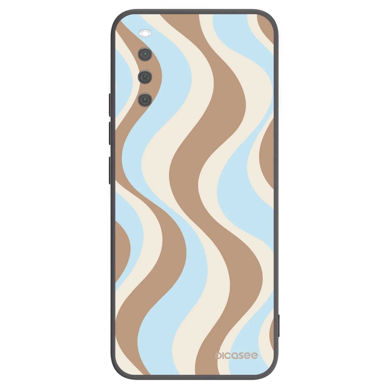 Picasee silikonowe czarne etui na Sony Xperia 10 III - Abanico Days
