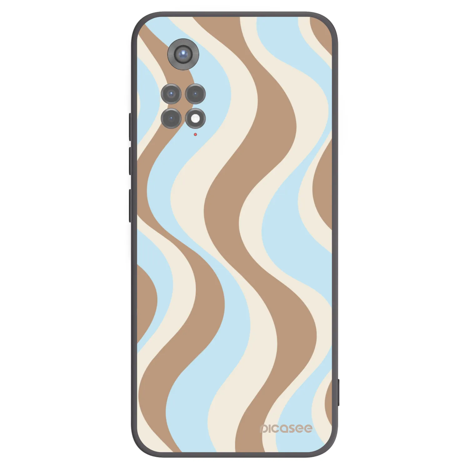 Picasee silikonowe czarne etui na Xiaomi Redmi Note 11S 5G - Abanico Days