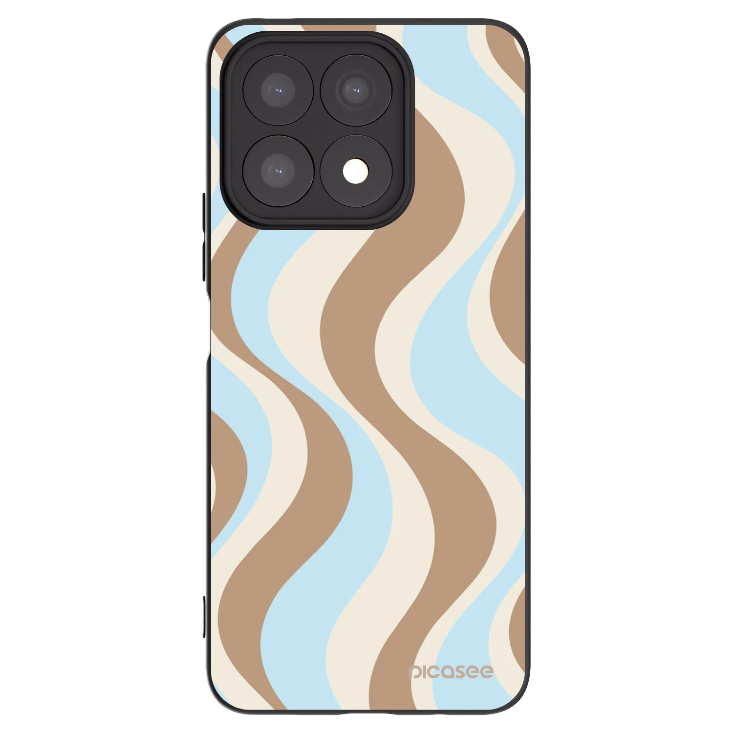 Picasee silikonowe czarne etui na Honor X8a - Abanico Days