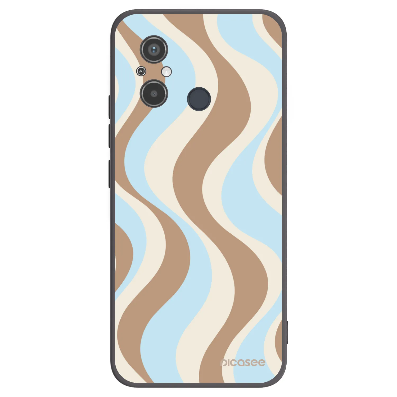 Picasee silikonowe czarne etui na Xiaomi Redmi 12C - Abanico Days