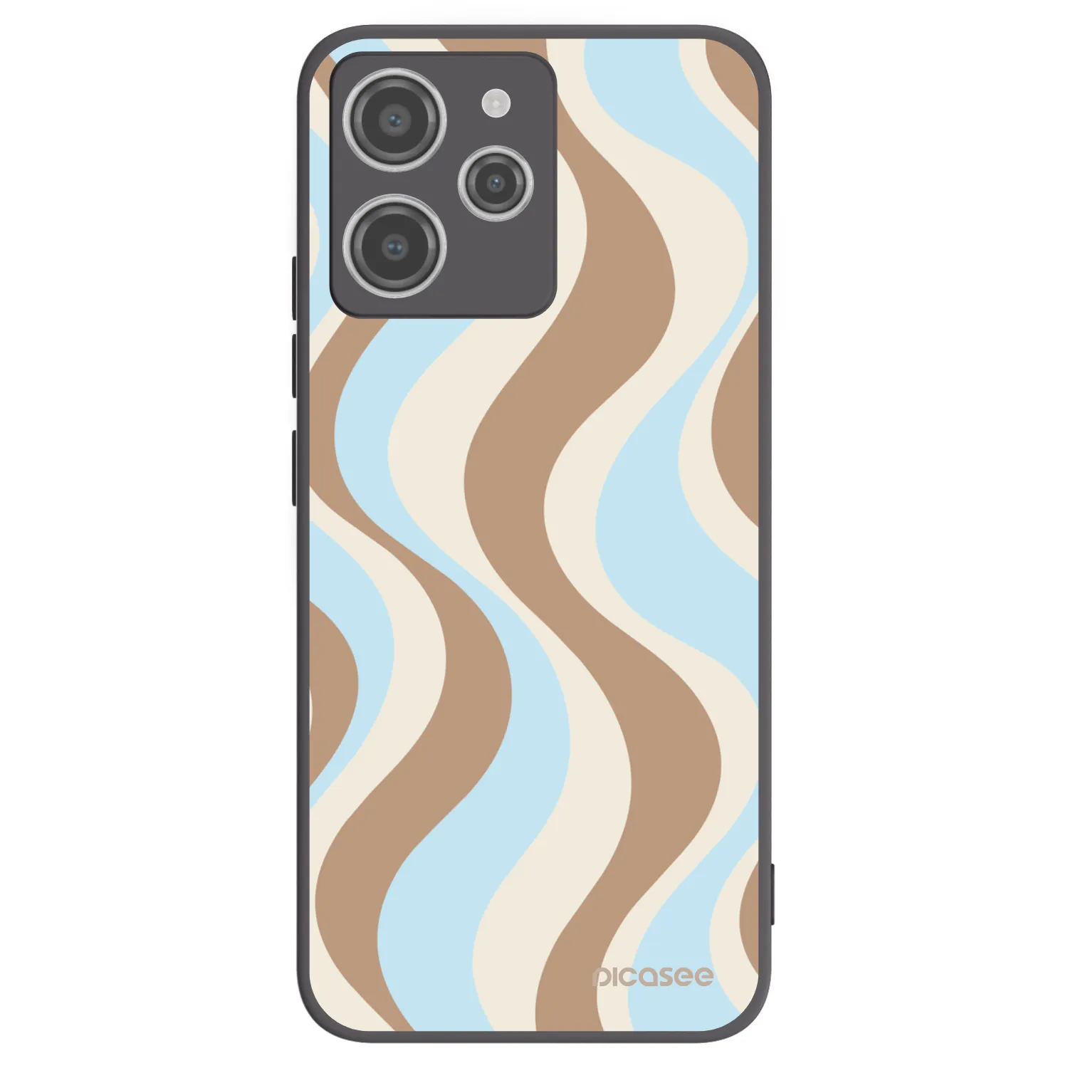 Picasee silikonowe czarne etui na Xiaomi Redmi 12 4G - Abanico Days
