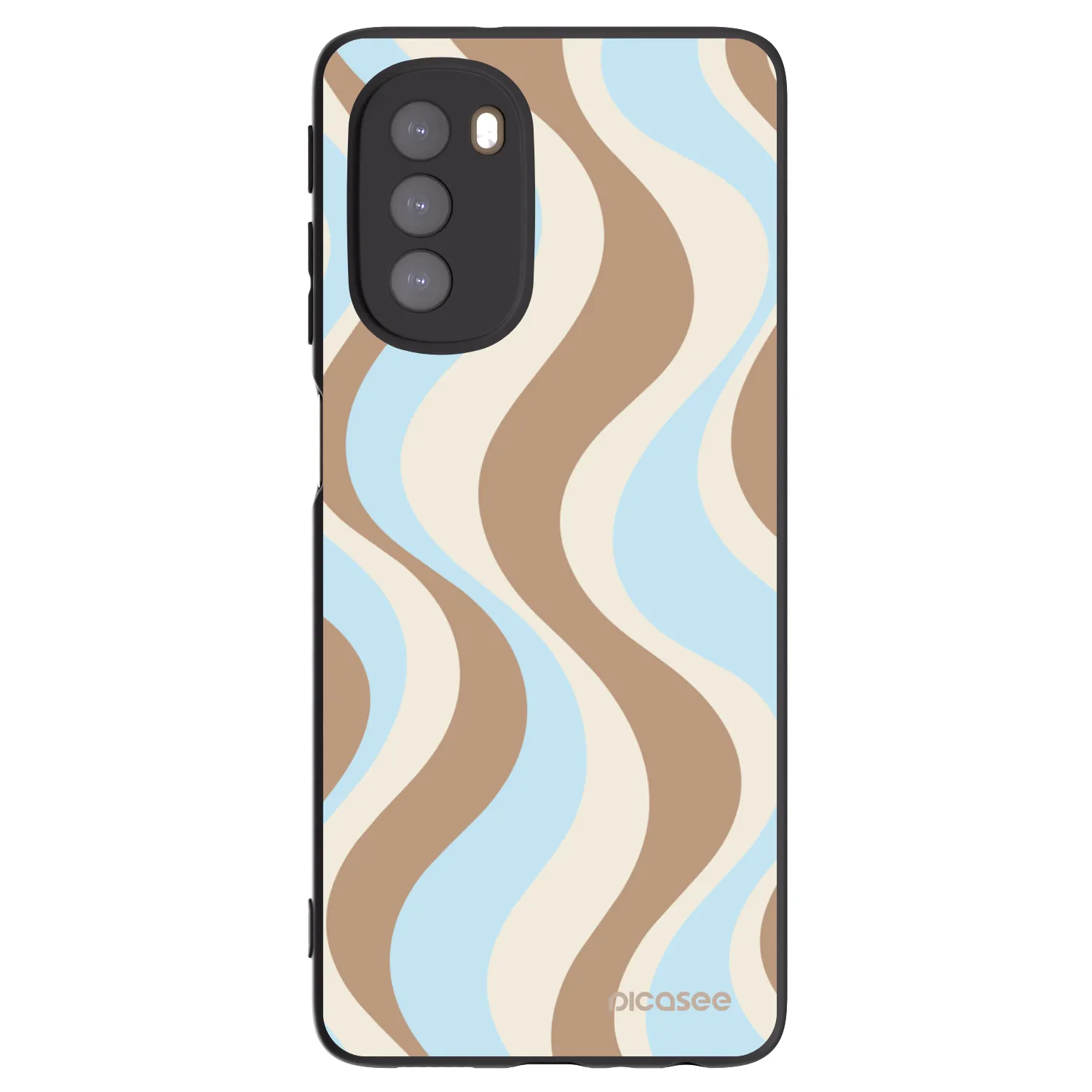 Picasee silikonowe czarne etui na Motorola Moto G51 - Abanico Days