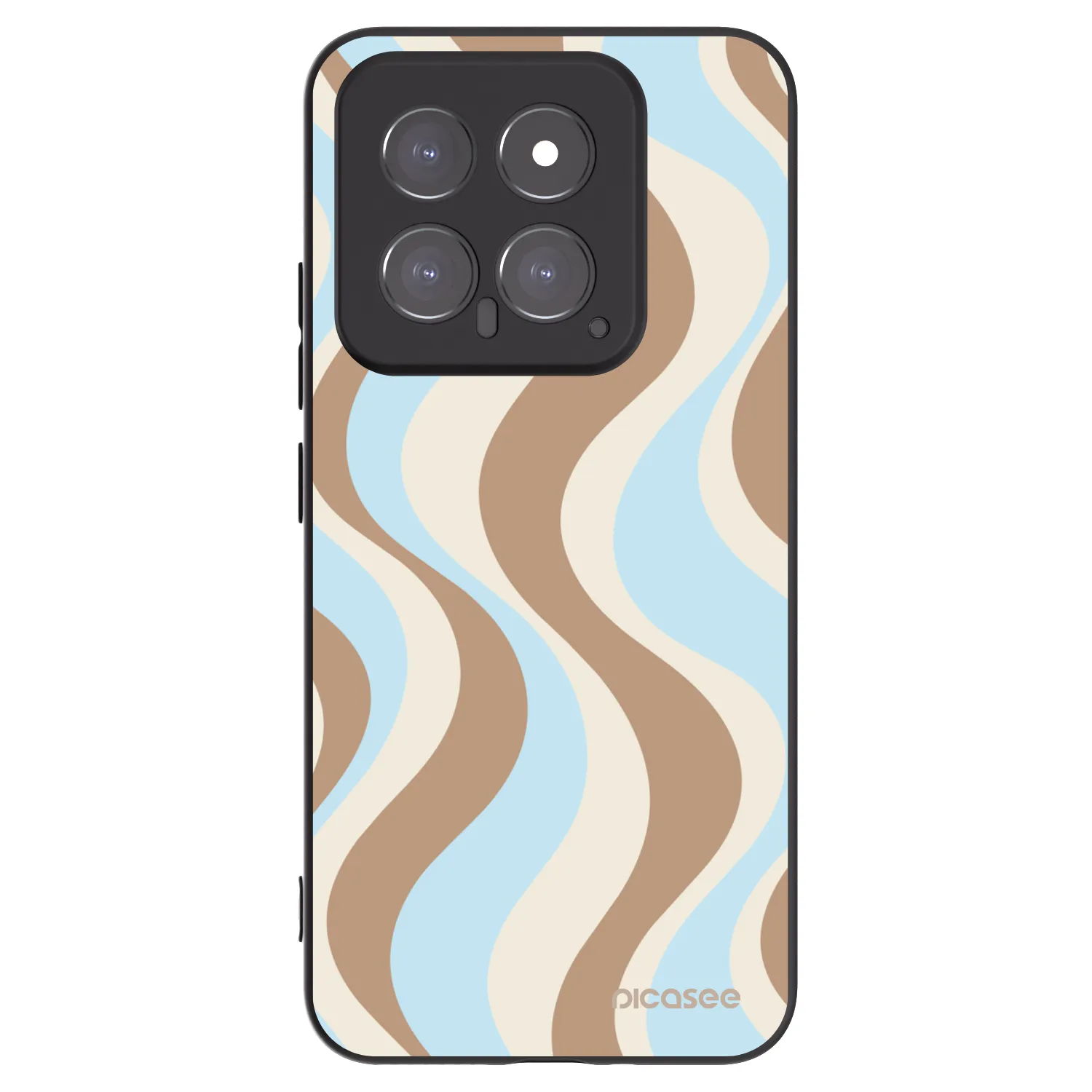 Picasee silikonowe czarne etui na Xiaomi 14 - Abanico Days
