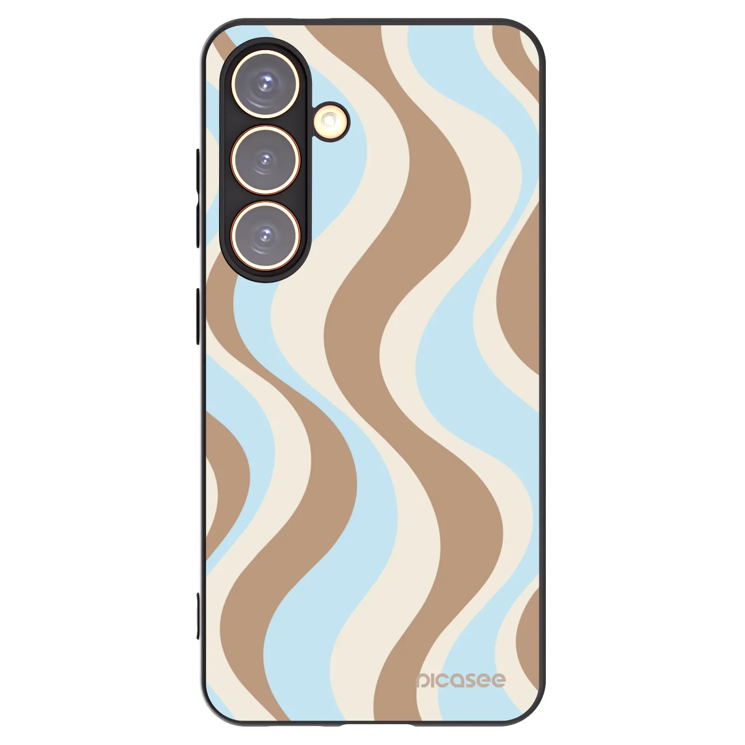 Picasee silikonowe czarne etui na Samsung Galaxy S24 S921B 5G - Abanico Days