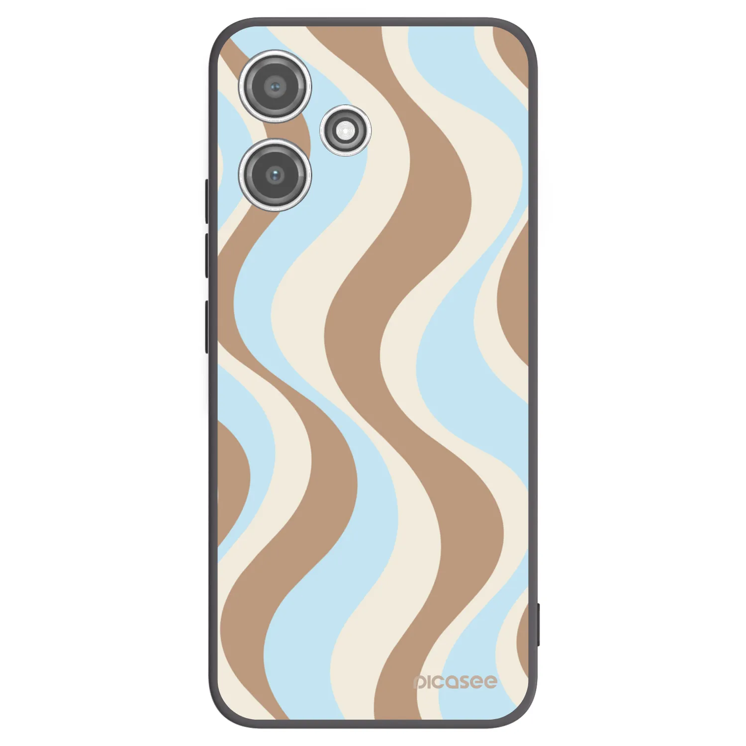 Picasee silikonowe czarne etui na Xiaomi Redmi 12 5G - Abanico Days