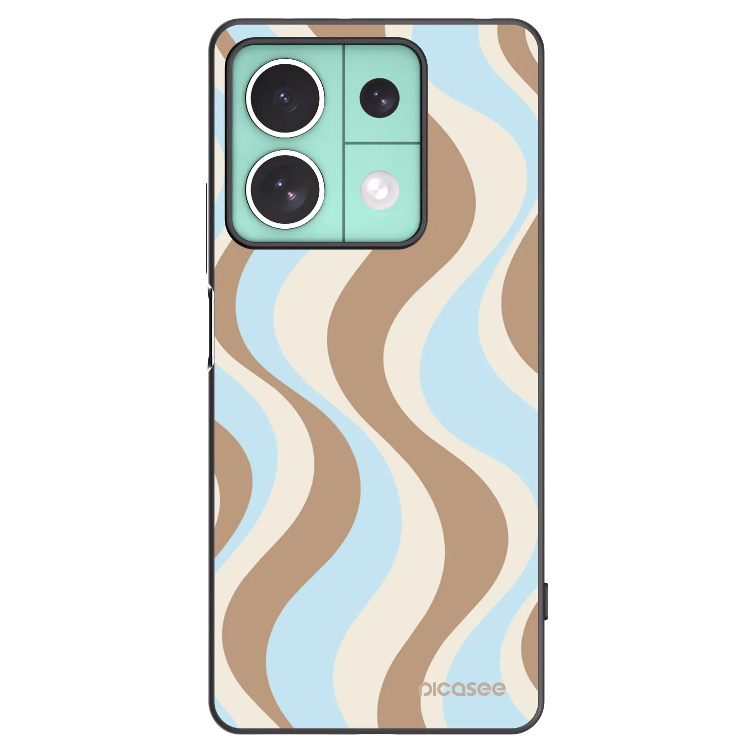 Picasee silikonowe czarne etui na Xiaomi Redmi Note 13 5G - Abanico Days