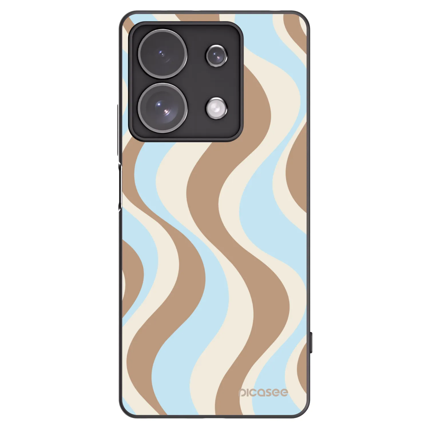 Picasee silikonowe czarne etui na Xiaomi Redmi Note 13 Pro 4G - Abanico Days