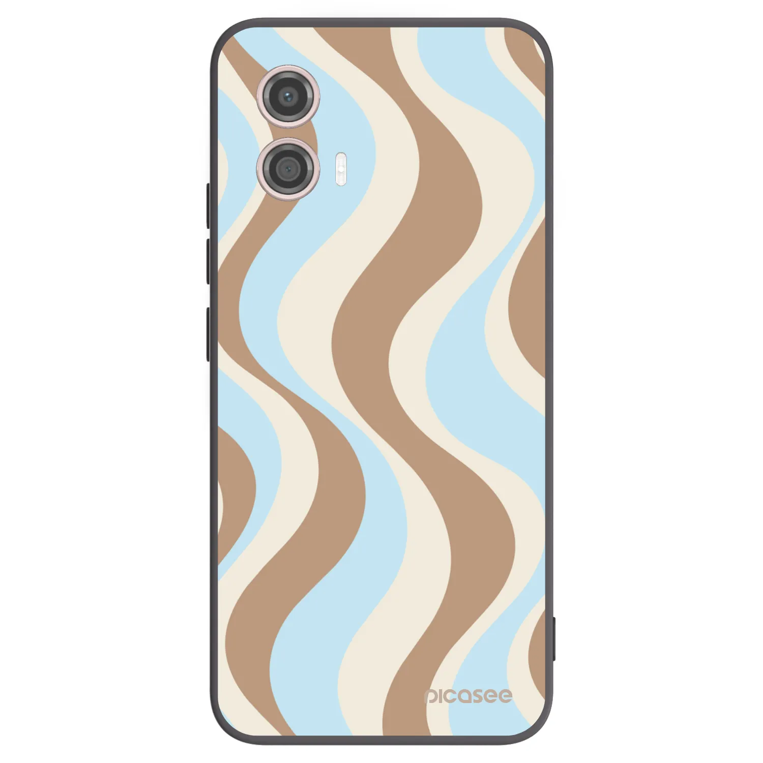Picasee silikonowe czarne etui na Motorola Moto G53 5G - Abanico Days