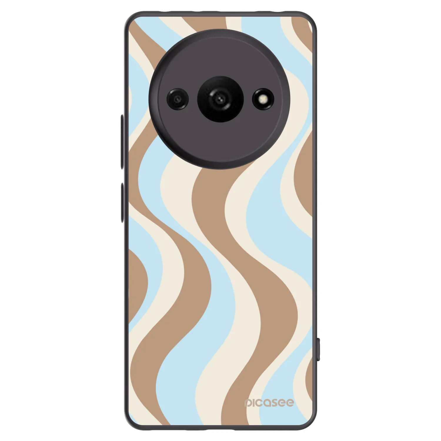 Picasee silikonowe czarne etui na Xiaomi Redmi A3 - Abanico Days