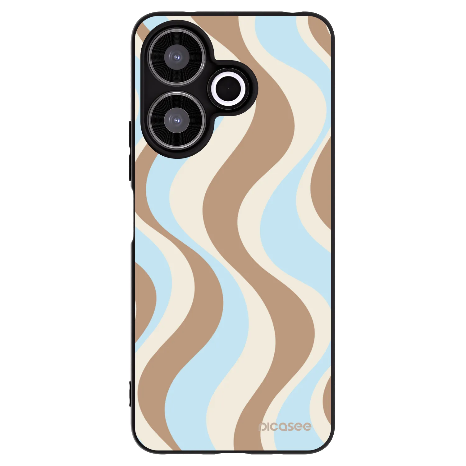 Picasee silikonowe czarne etui na Xiaomi Redmi 13 4G - Abanico Days
